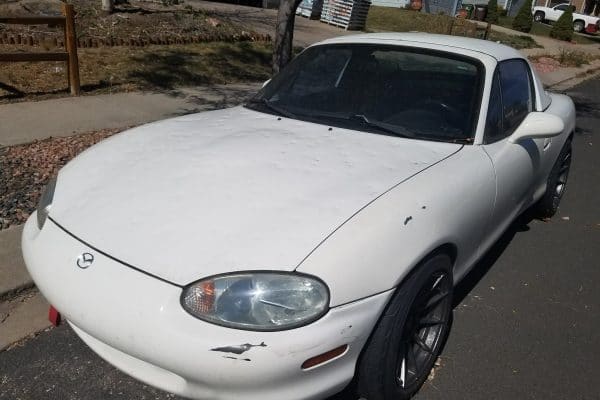 hail damage Miata Rocky Mountain Dent Denver