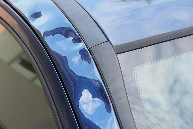 Hail dents can be removed with painless dent repair