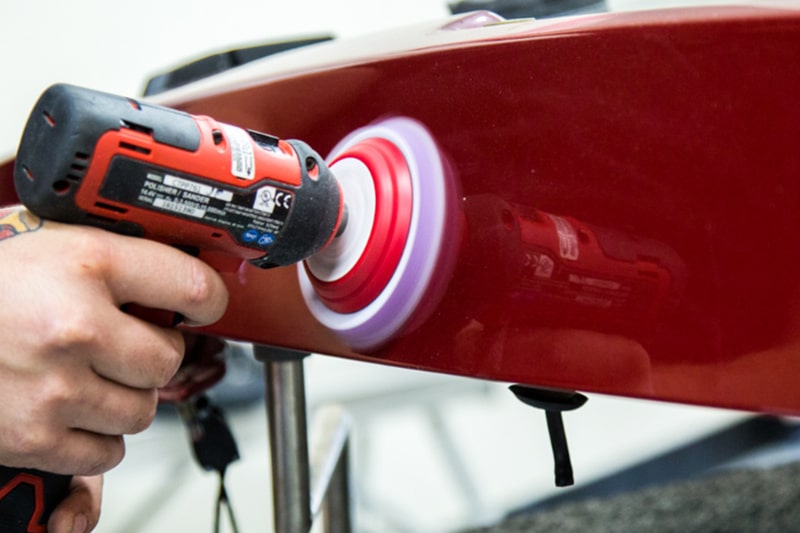 Polishing repairs back to the original shine